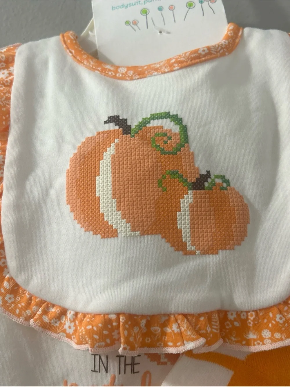 NWT Starting Out Girls 6 Mo 4 Piece Set Cutest Pumpkin In The Patch